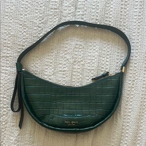 Kate Spade Green Crescent Shoulder Bag